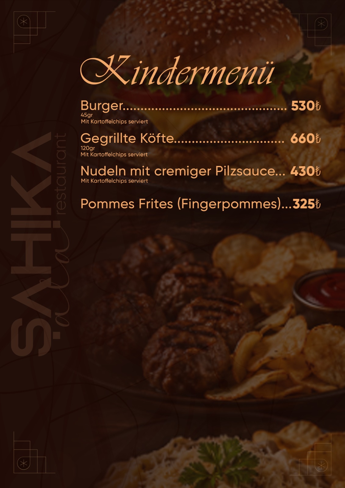 Menu Page