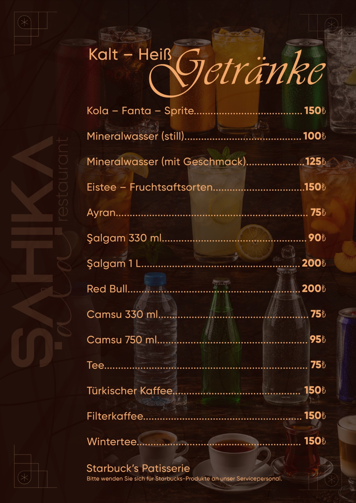 Menu Page