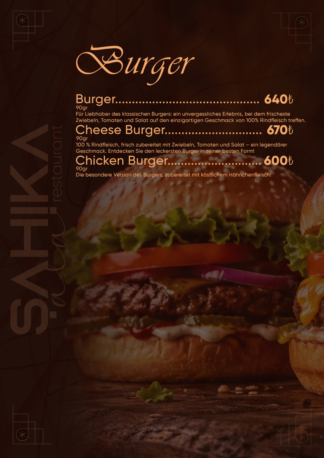 Menu Page