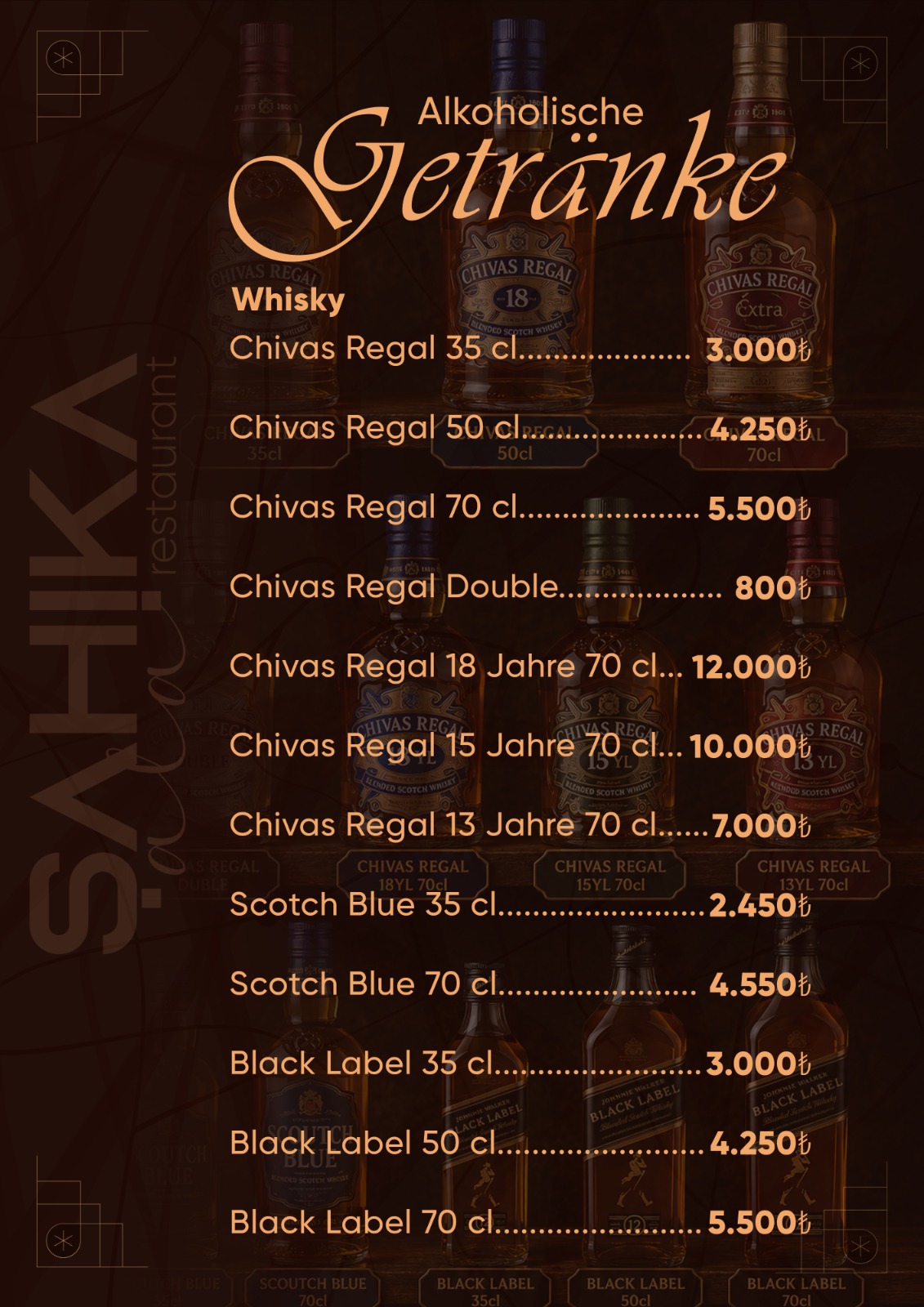 Menu Page