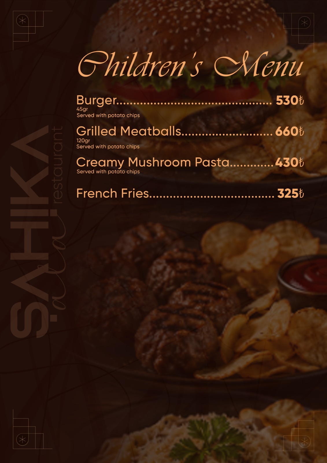 Menu Page