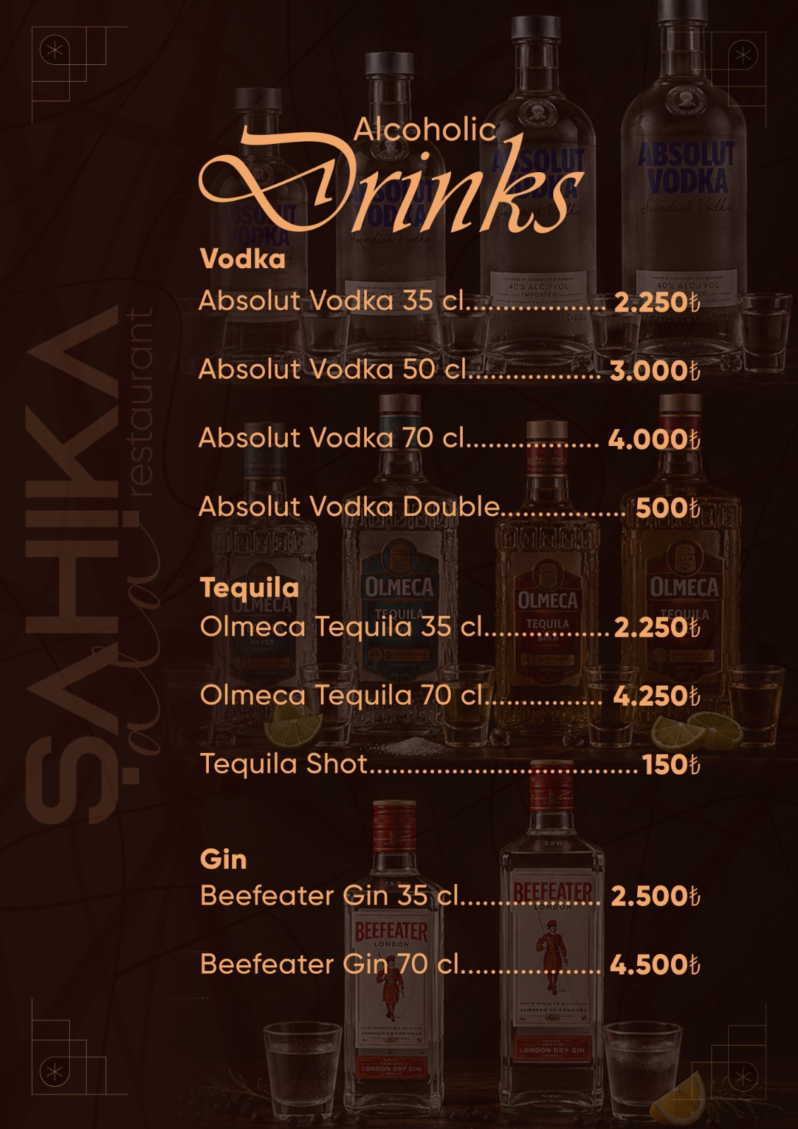 Menu Page