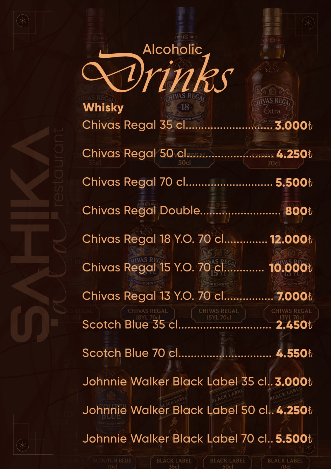 Menu Page