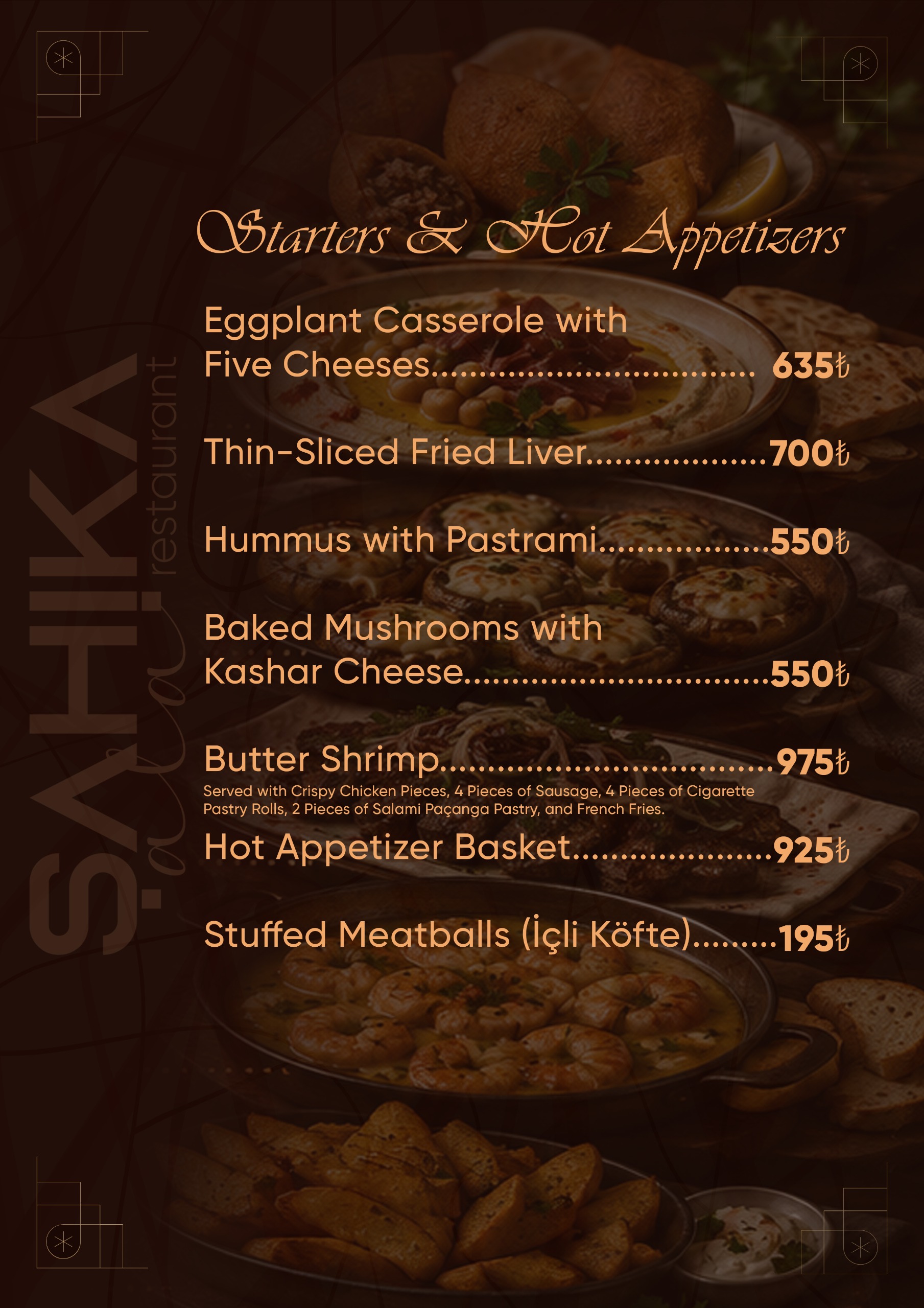 Menu Page