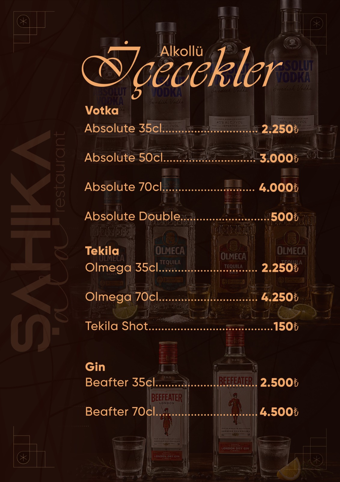 Menu Page