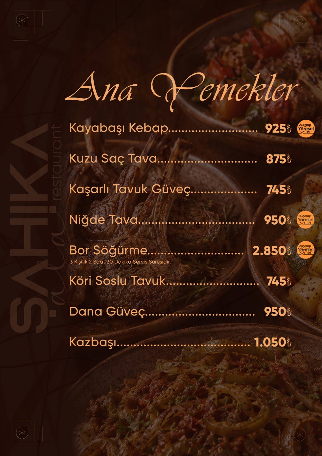Menu Page