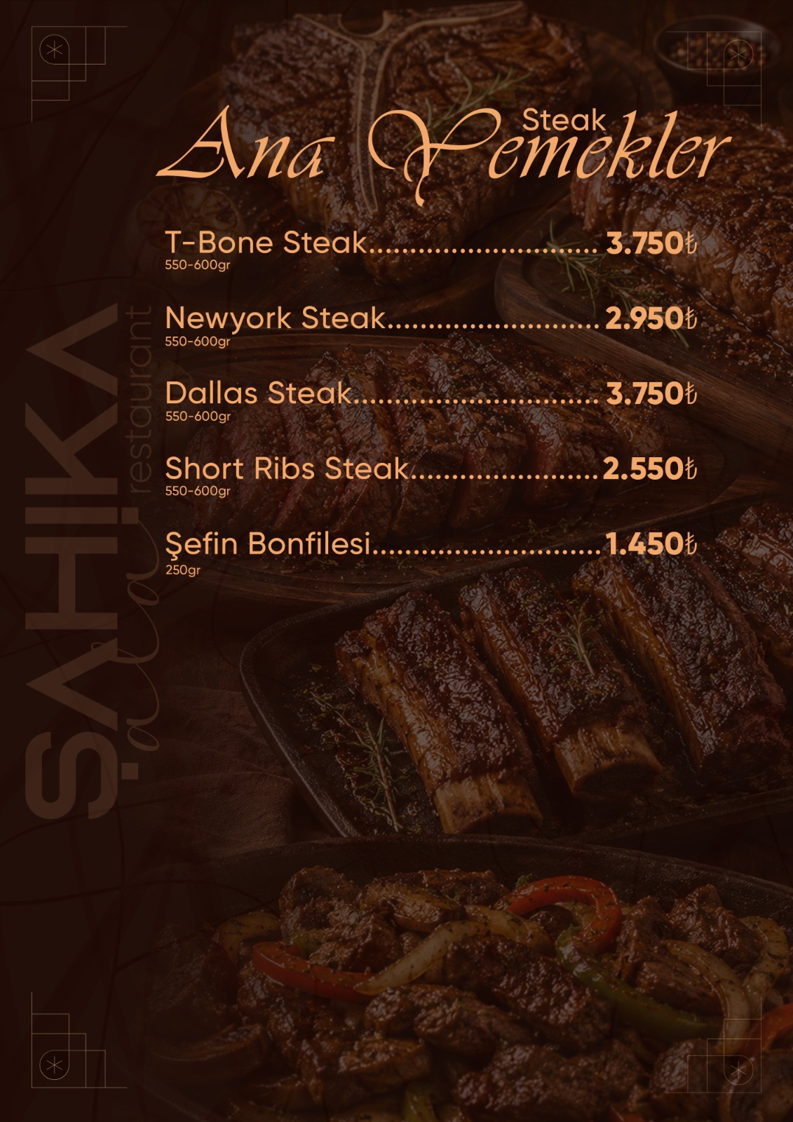 Menu Page