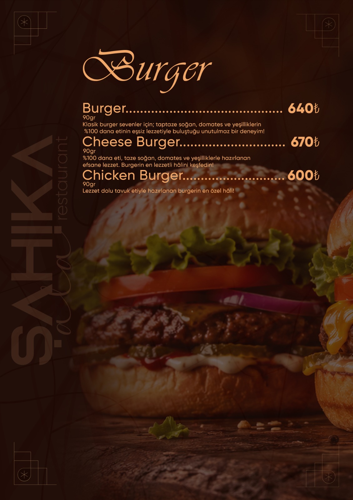 Menu Page