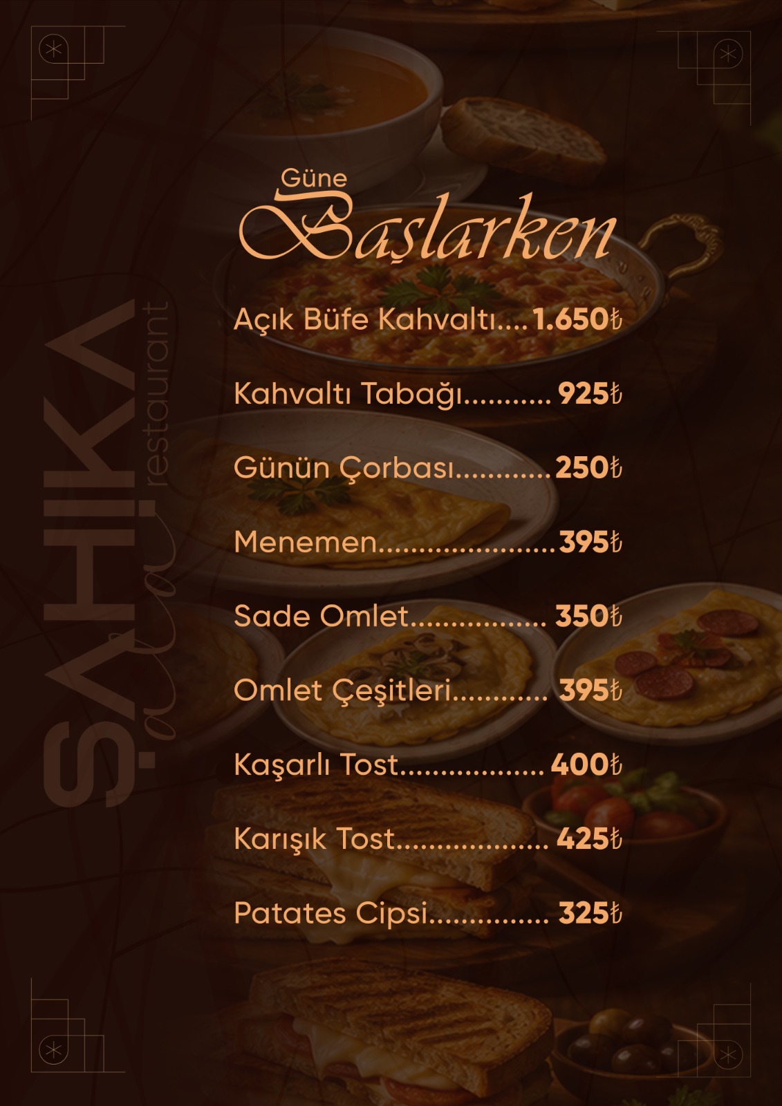 Menu Page