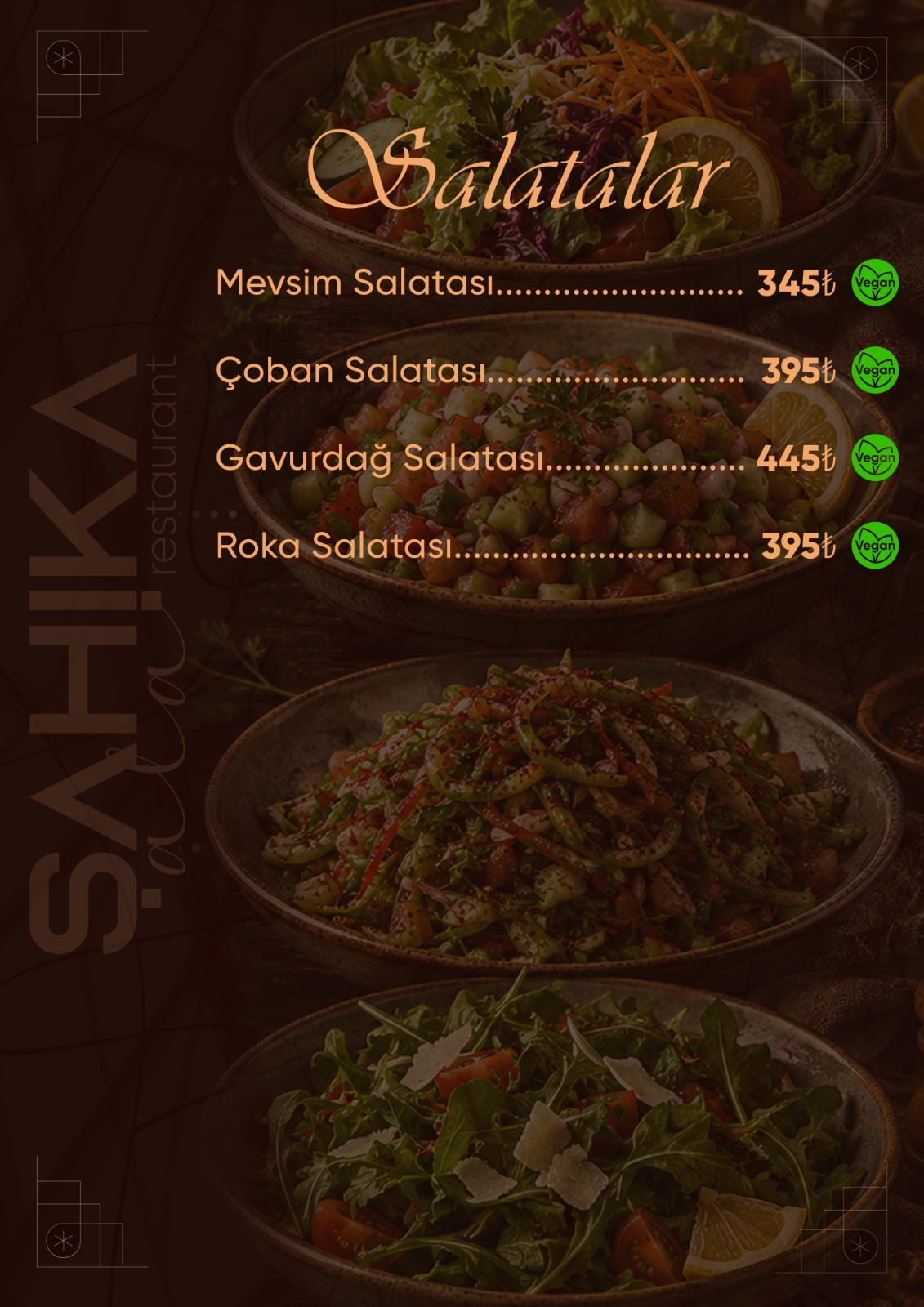 Menu Page