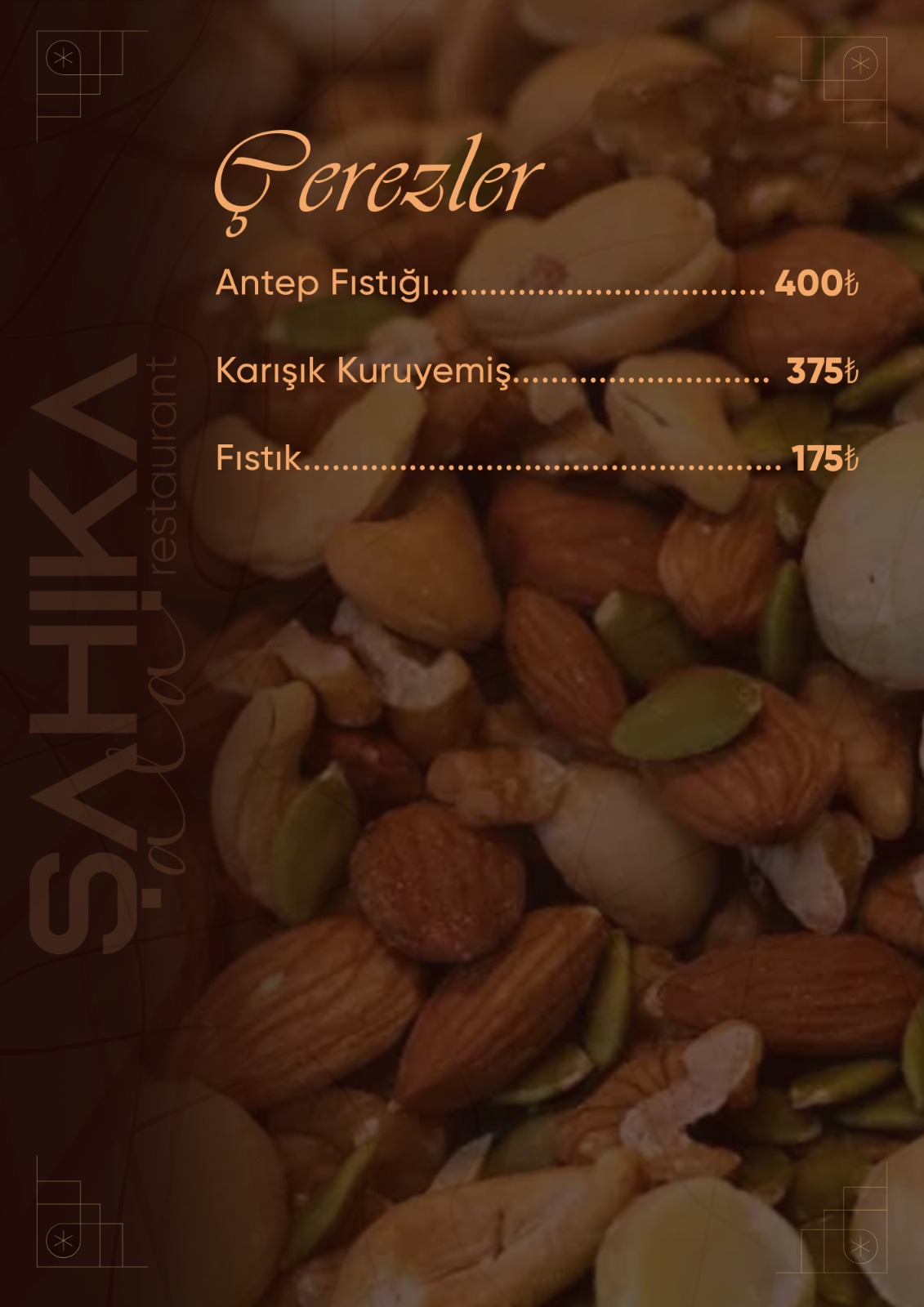 Menu Page