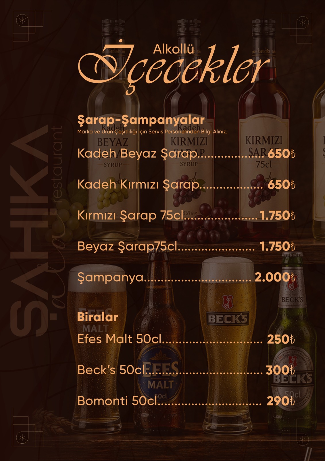 Menu Page