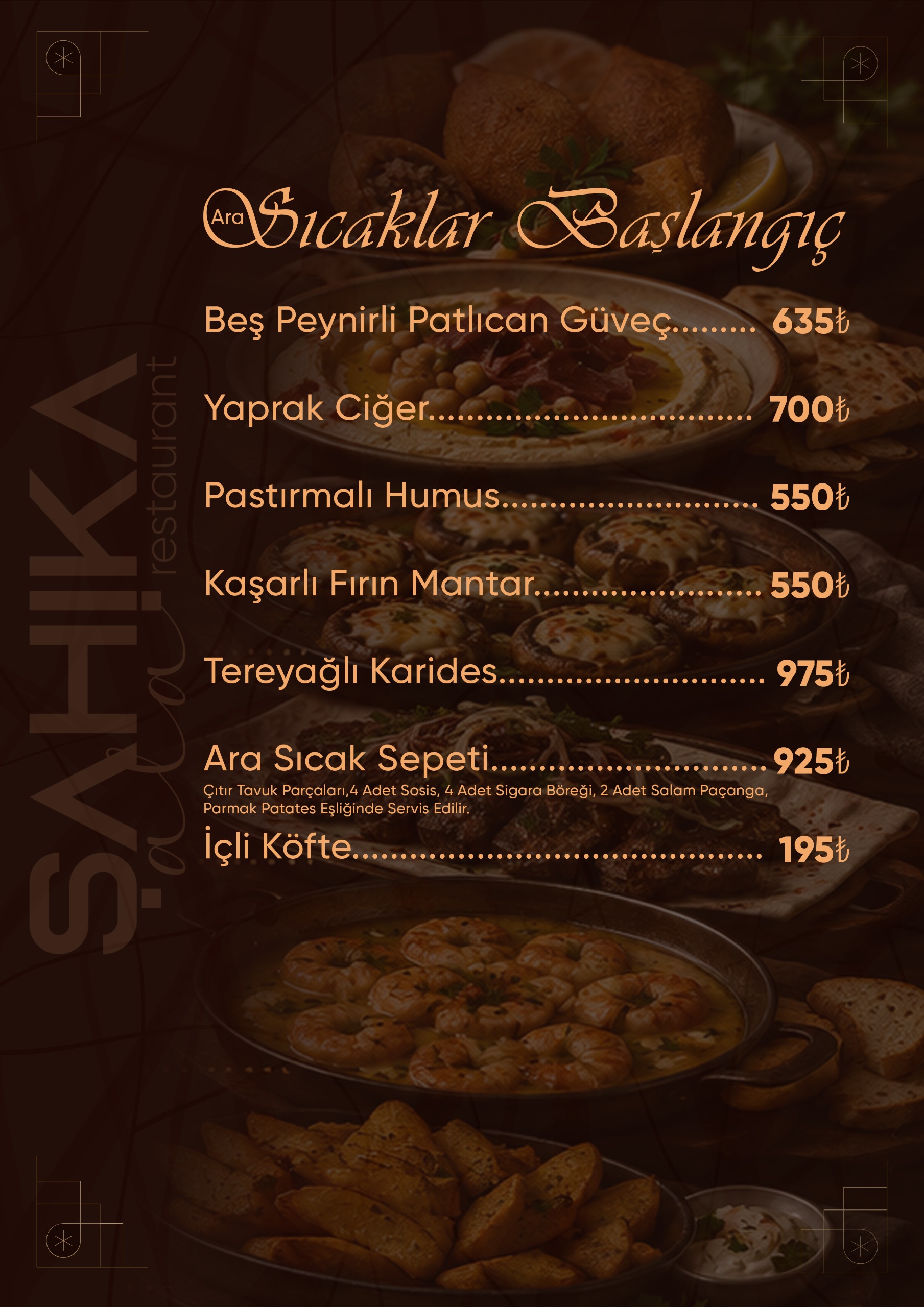 Menu Page