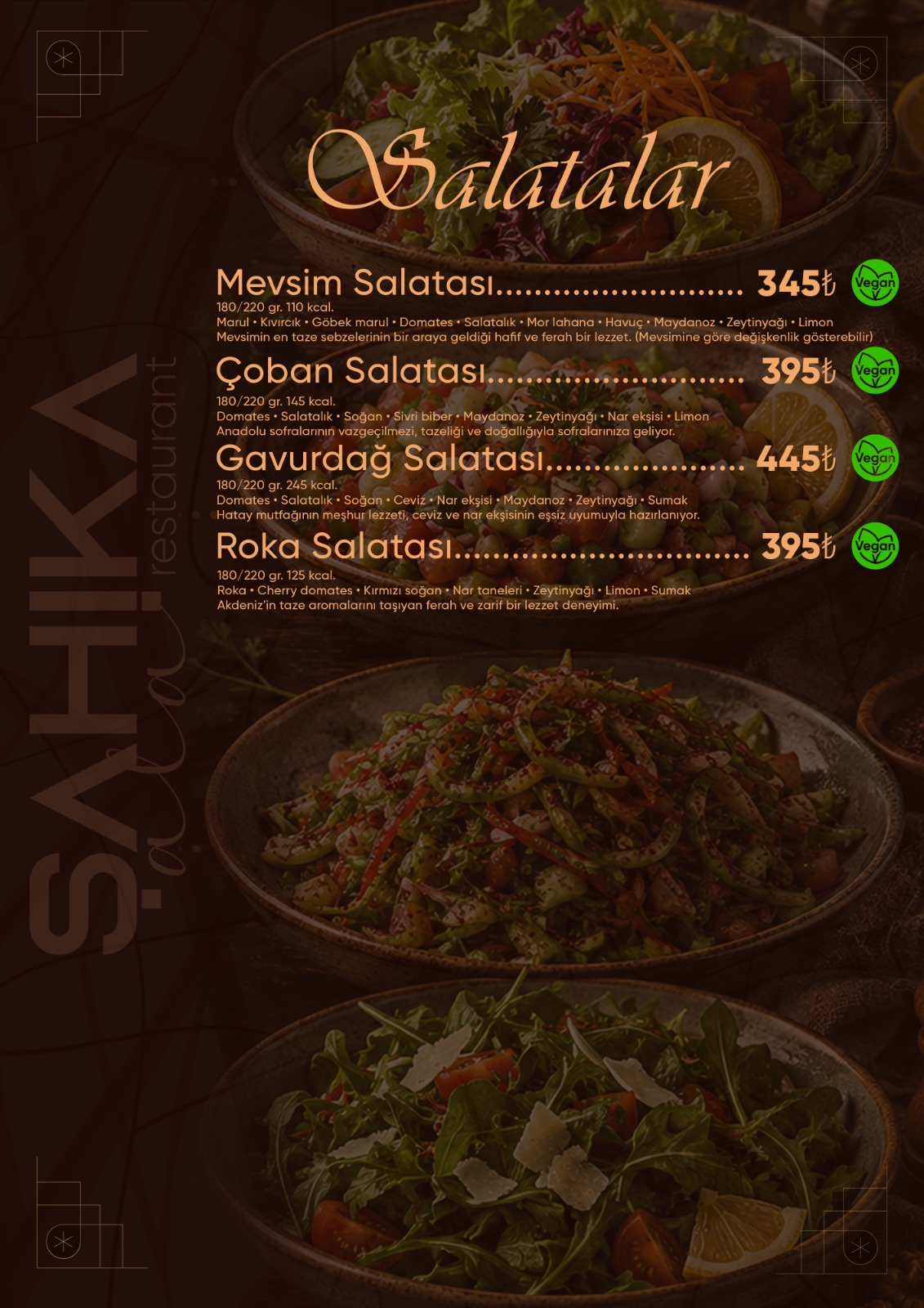 Menu Page