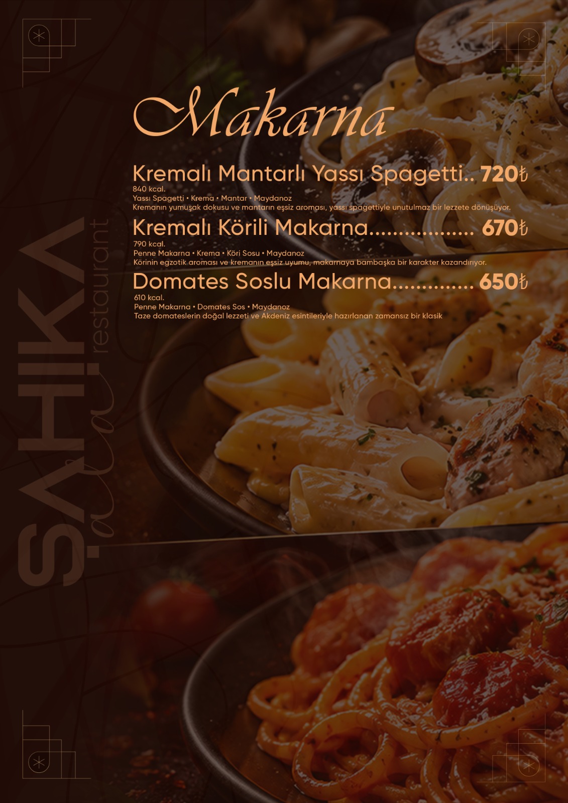 Menu Page