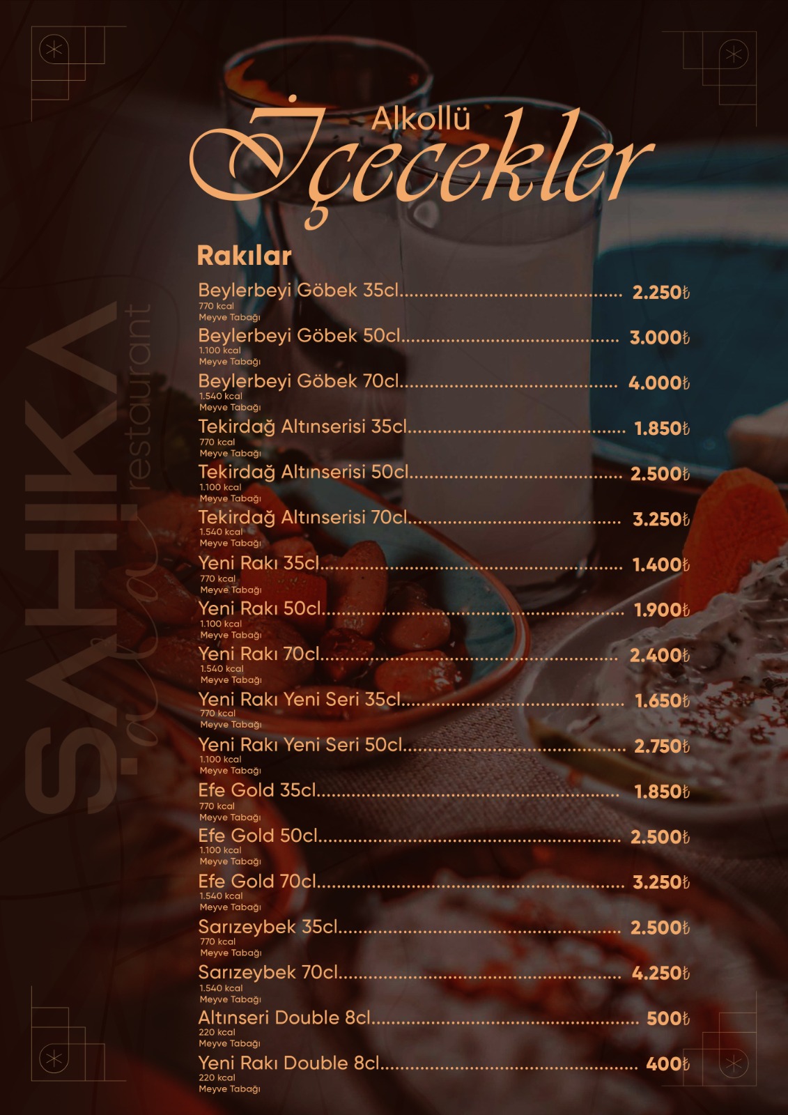 Menu Page