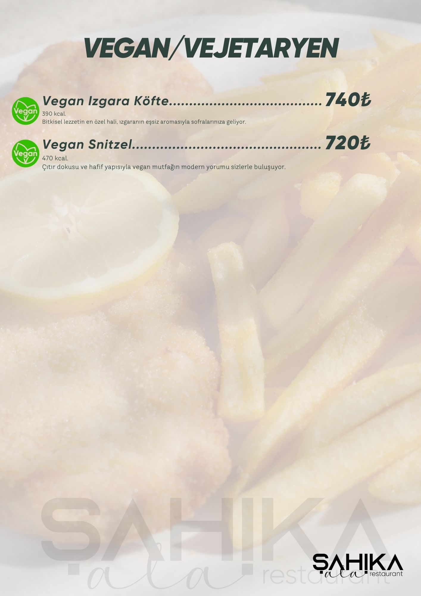 Menu Page