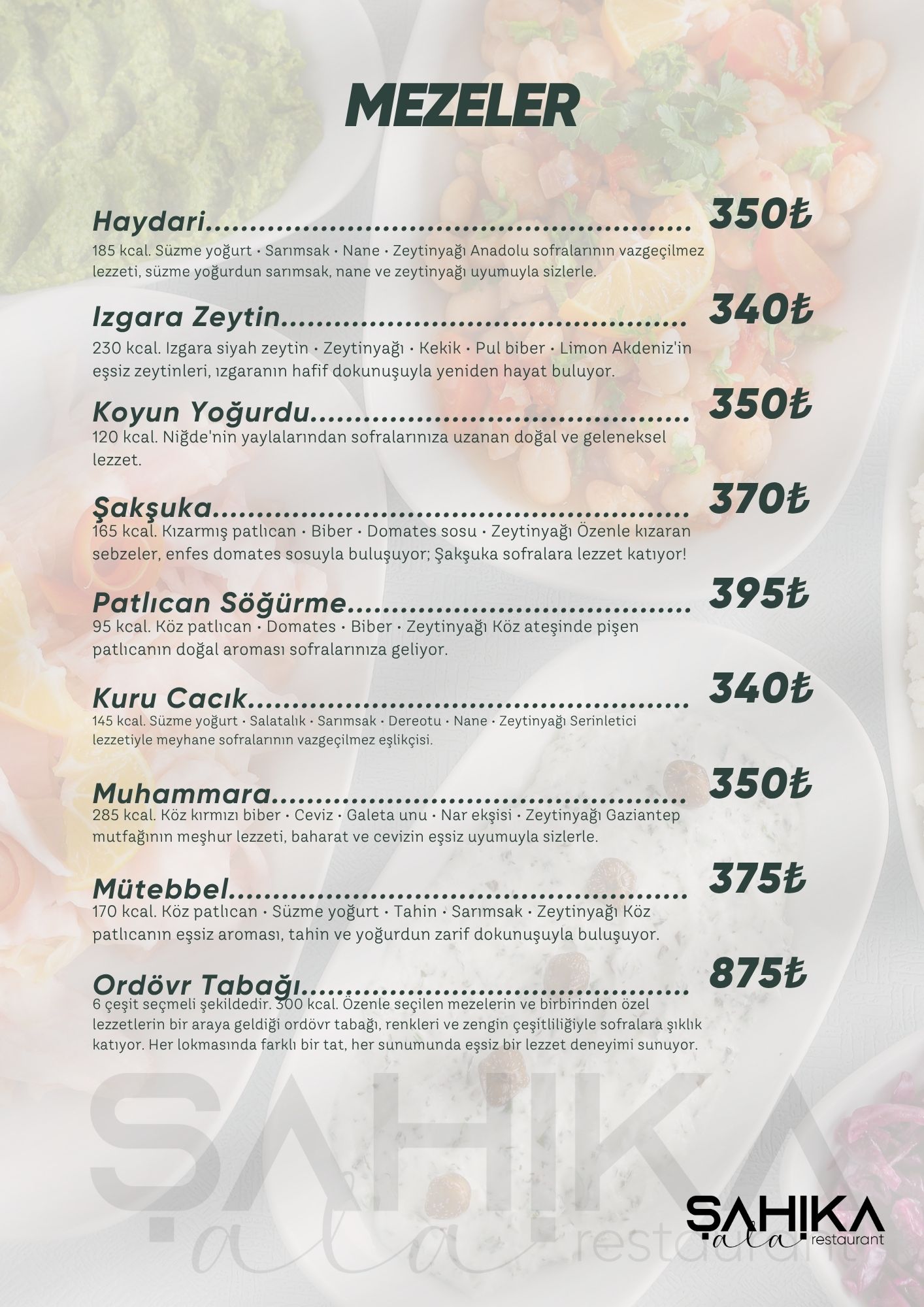 Menu Page