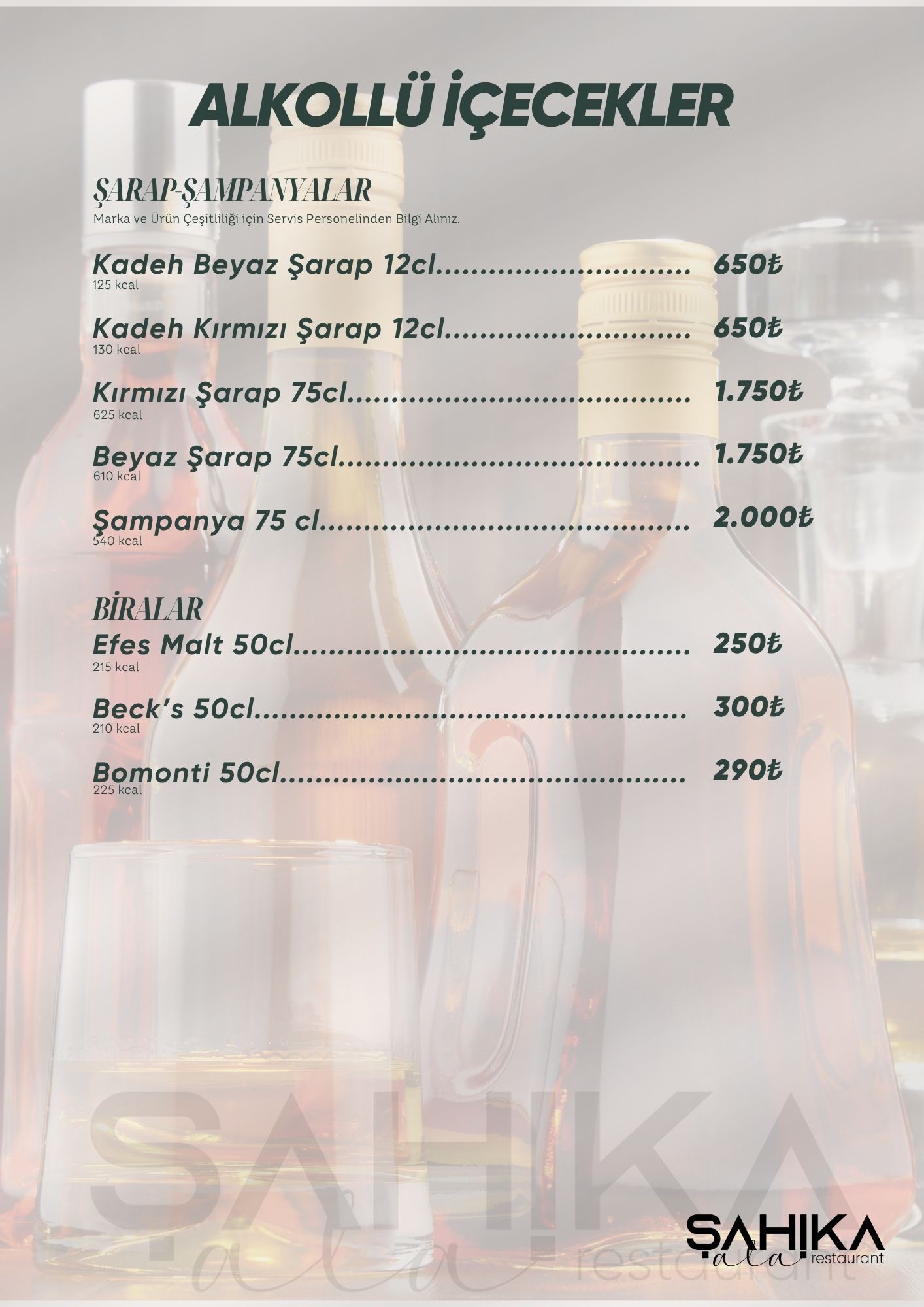 Menu Page
