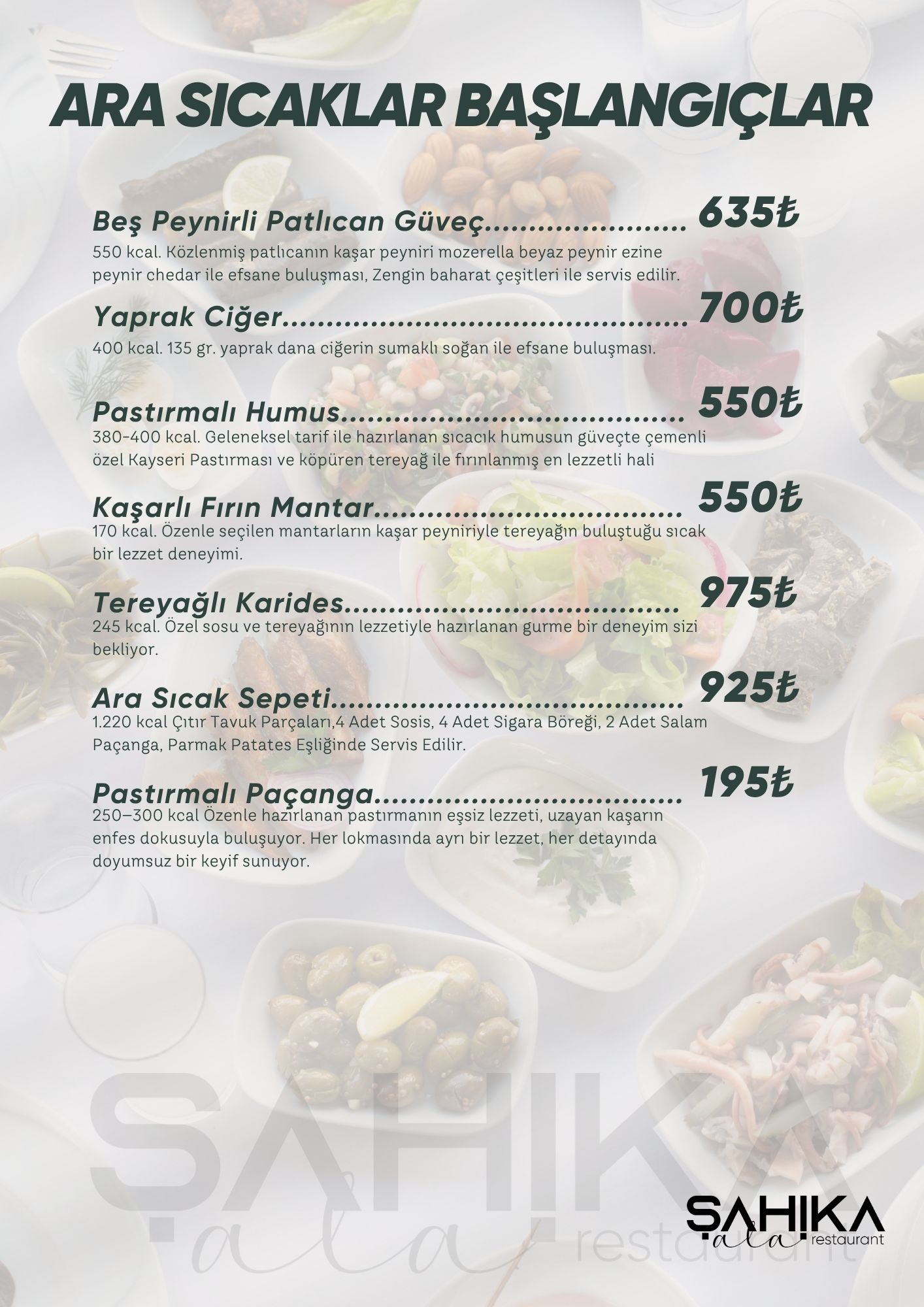 Menu Page
