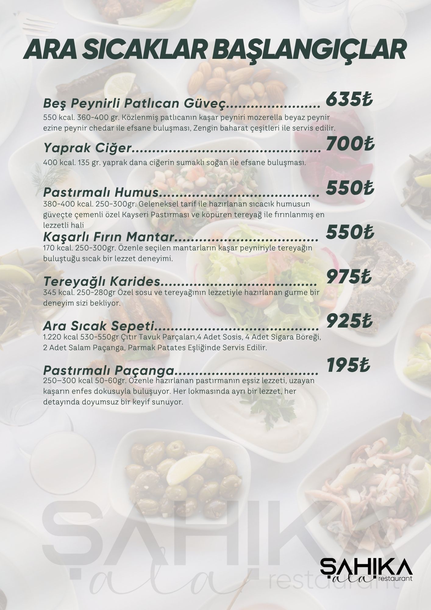 Menu Page